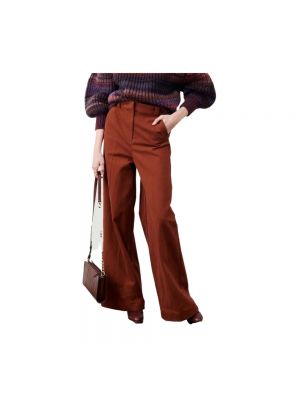 Pantalon large Sessun rouge