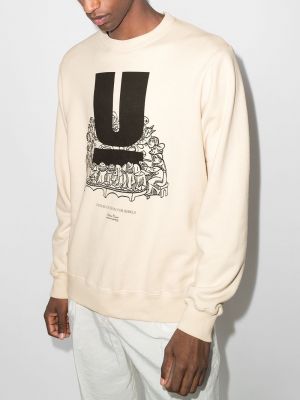 Sweatshirt mit rundem ausschnitt Undercover weiß