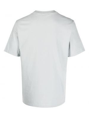 Kokvilnas t-krekls ar apaļu kakla izgriezumu Vince pelēks