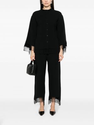Kalhoty s třásněmi By Malene Birger černé