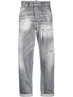 Distressed jeans Dsquared2 grau
