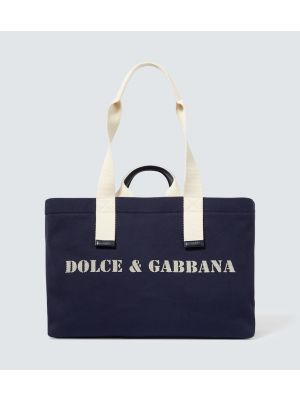 Τσάντα shopper Dolce&gabbana μπλε