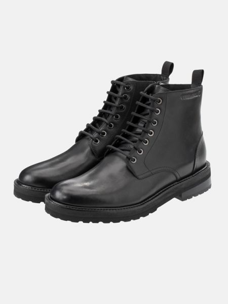 Черные ботинки на шнуровке Strellson