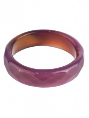 Кольцо бусики-колечки фиолетовое