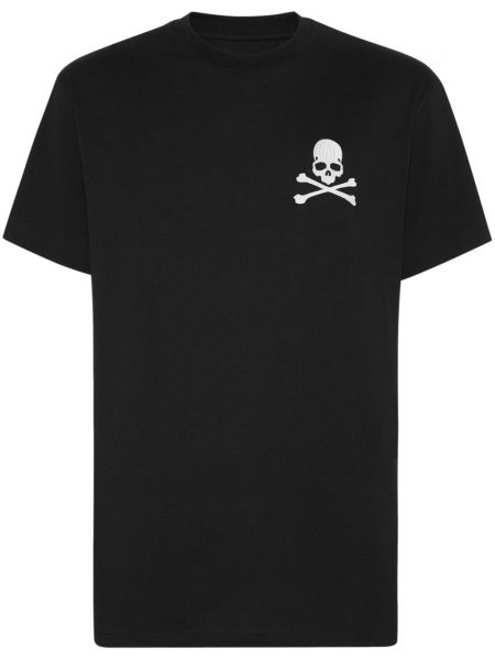 T-shirt brodé Philipp Plein noir