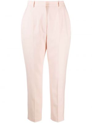 Pantalones de cintura alta Alexander Mcqueen rosa