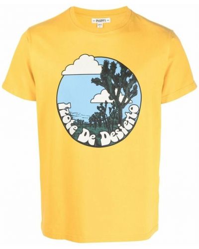 T-shirt Phipps, żółty