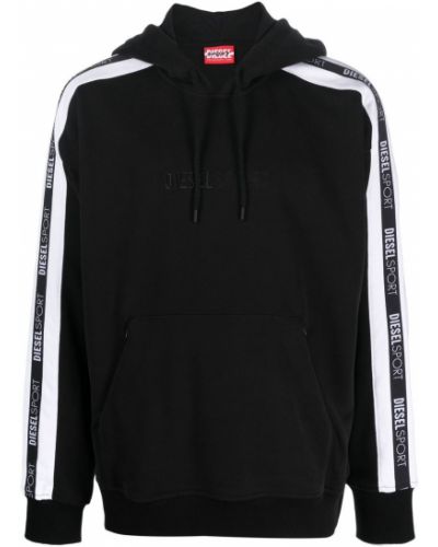 Hoodie Diesel svart