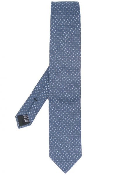 Краватка з вишивкою Boss Hugo Boss, синій