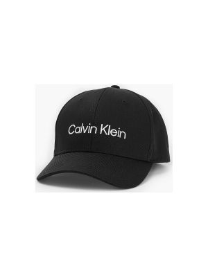 Bavlněná kšiltovka Calvin Klein Jeans černá