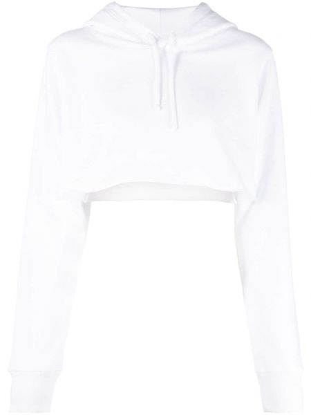 Kokvilnas kapučdžemperis Givenchy balts