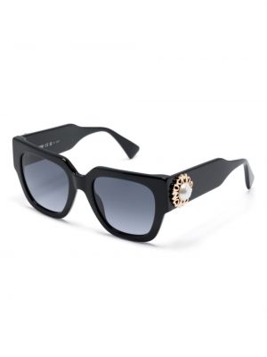 Lunettes de soleil avec applique Moschino Eyewear noir