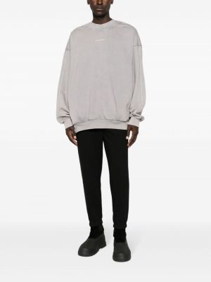Einfarbiger sweatshirt aus baumwoll Monochrome grau