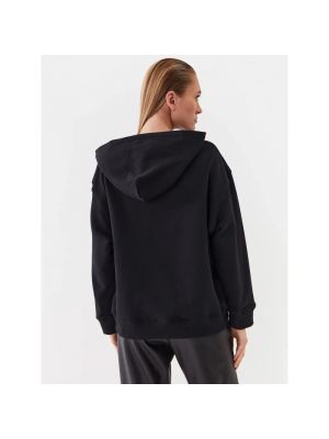 Fleece hoodie Pinko schwarz