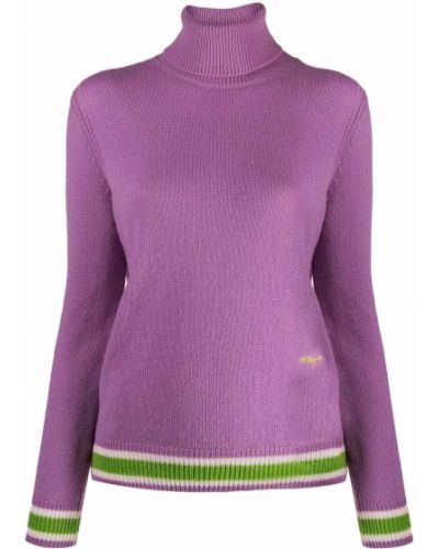 Jersey a rayas de tela jersey Msgm violeta
