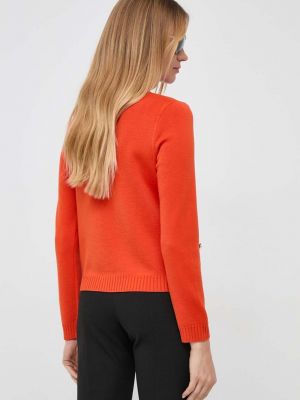 Vlněný svetr Luisa Spagnoli oranžový