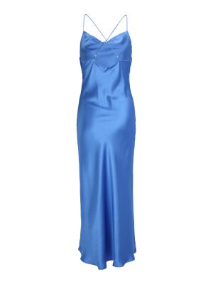 Вечерна рокля Object Tall синьо