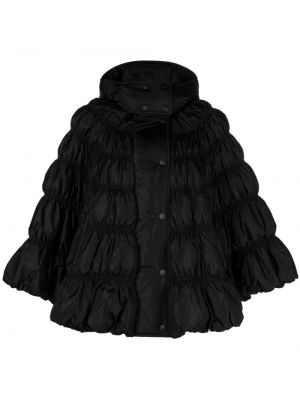 Pernata jakna s kapuljačom Chloé crna
