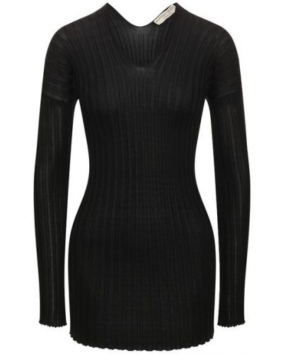 Шелковый пуловер Bottega Veneta - Черный