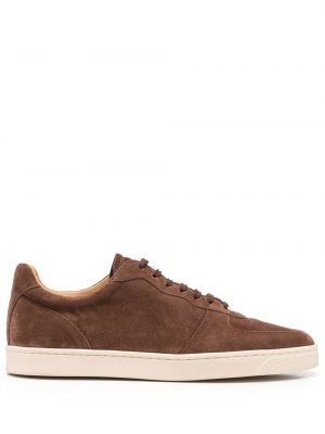 Blonder snøring sneakers Brunello Cucinelli brun