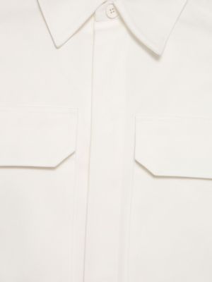 Giacca di cotone Jil Sander bianco
