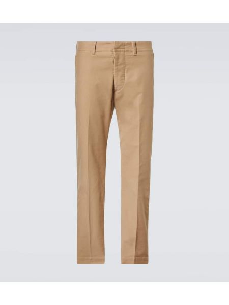 Bomull låg midja chinos Tom Ford beige