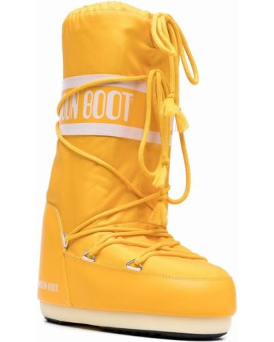 Śniegowce Moon Boot żółte