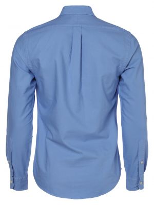Рубашка на пуговицах слим Polo Ralph Lauren синяя