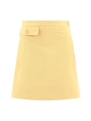 Mini spódniczka Aspesi żółta