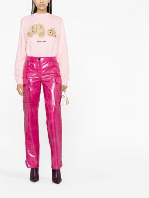 Pantalon cargo avec poches Stand Studio rose