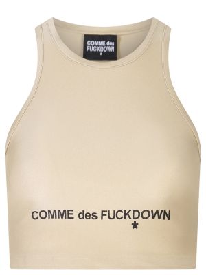 Топ Comme Des Fuckdown бежевый