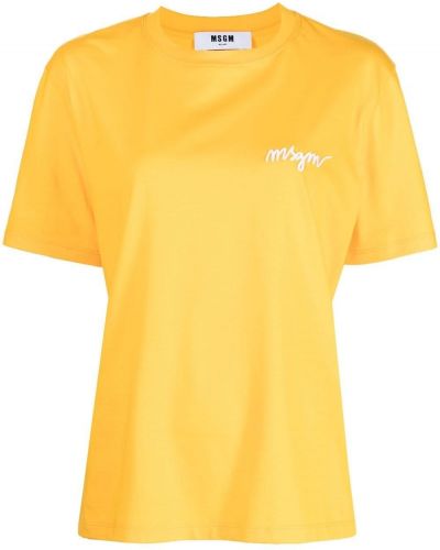 Camicia Msgm, giallo