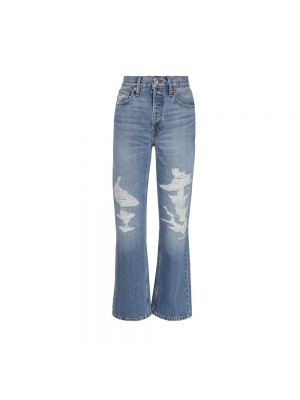 Proste jeansy jeansowe Re/done - niebieski