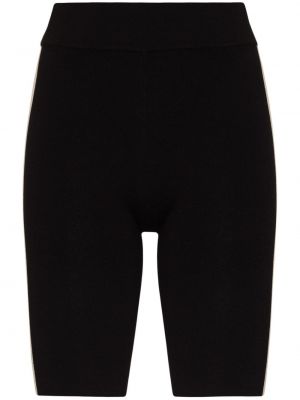 Kolesarske kratke hlače s črtami St. Agni črna