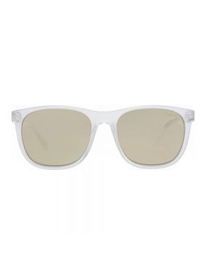 Przezroczyste okulary przeciwsłoneczne Pepe Jeans białe