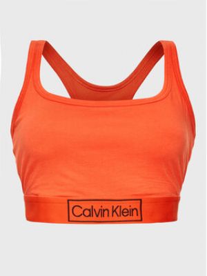 Bavlnený top Calvin Klein Underwear - oranžová