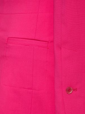 Rochie mini de lână Jacquemus roz