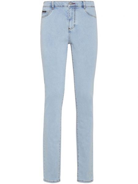Jeans skinny à imprimé Philipp Plein bleu