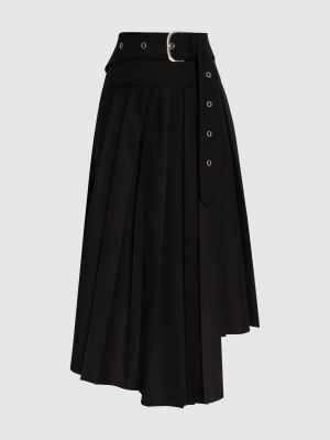 Черная плиссированная юбка Off-white