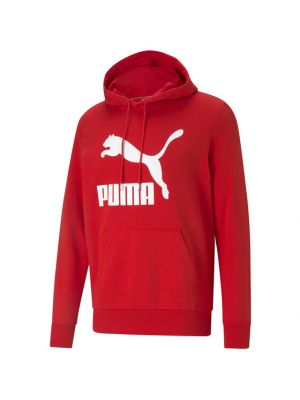 Červená fleecová mikina Puma
