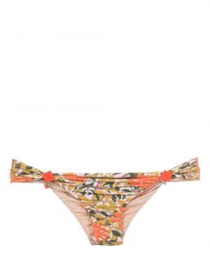 Bikini s cvetličnim vzorcem s potiskom Clube Bossa zelena