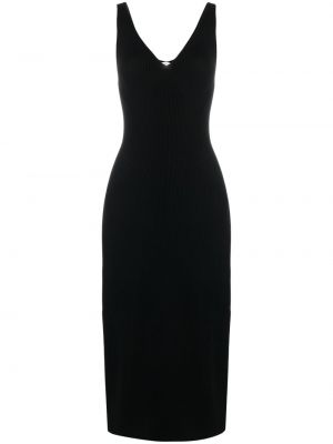 Αμάνικο φόρεμα Lacoste μαύρο