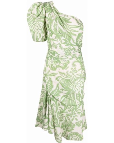 Zelené šaty s potiskem Johanna Ortiz