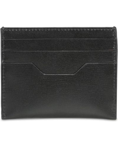 Kožená peněženka s potiskem Off-white černá