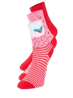 Pletené ponožky Trendyol růžové