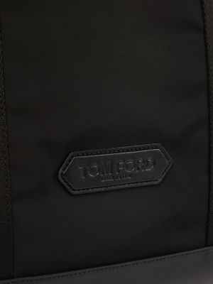 Shopper kabelka z nylonu Tom Ford černá