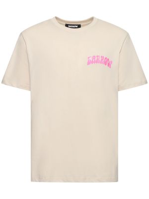 Bavlněné tričko s potiskem Barrow černé