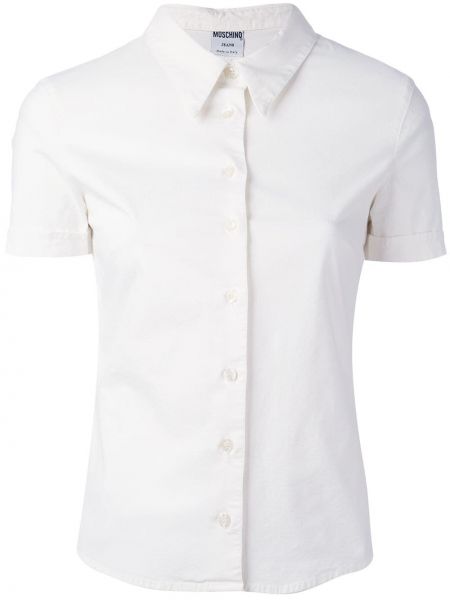 Slim fit camicia Moschino Pre-owned, bianco