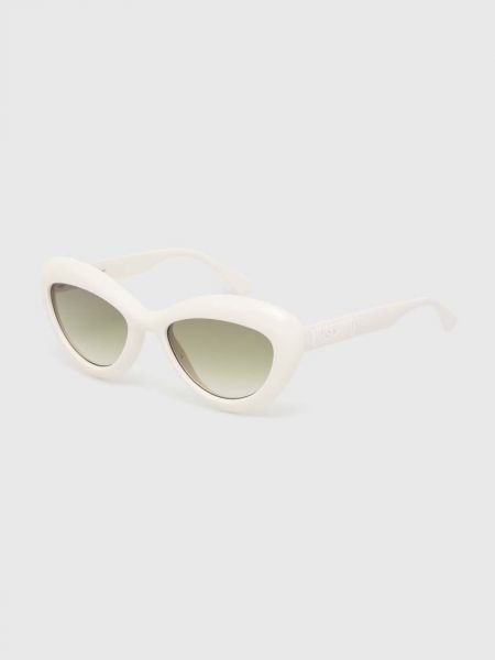 Okulary przeciwsłoneczne Moschino białe