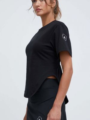Czarna koszulka Adidas By Stella Mccartney